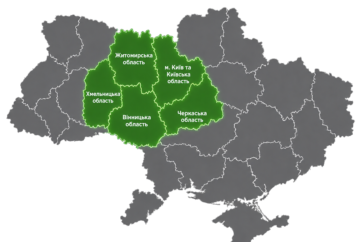 Карта географії робіт GeoForce