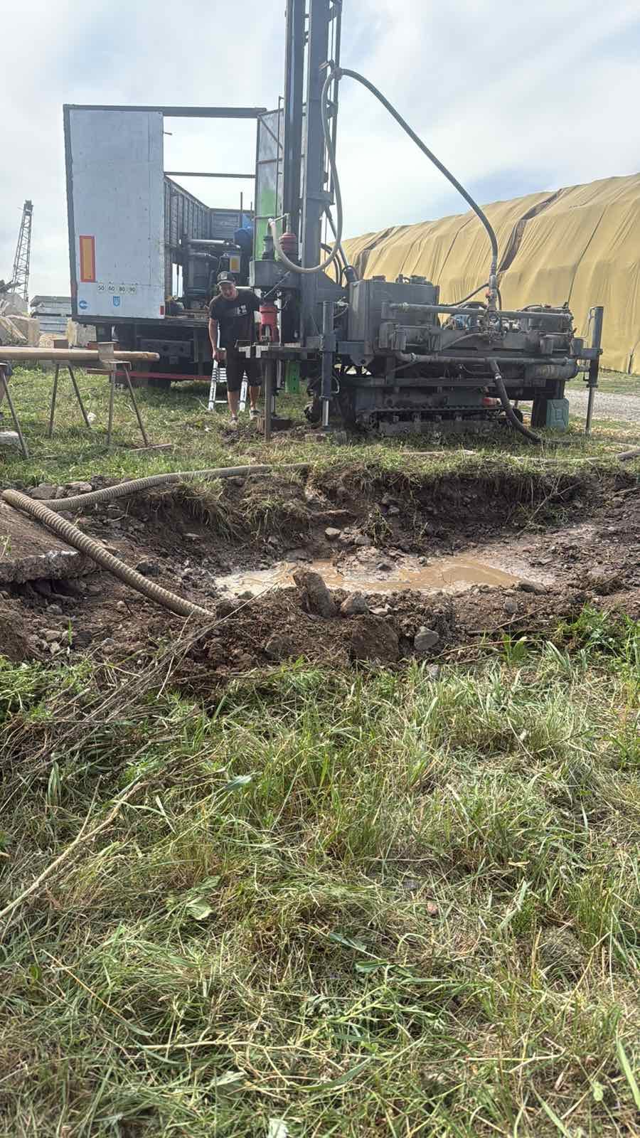 Бурові роботи на промисловій ділянці